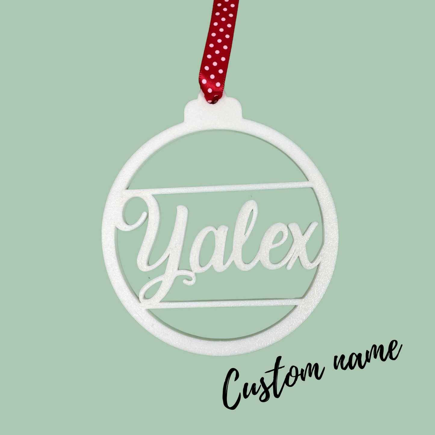 Personalized Christmas Baubles