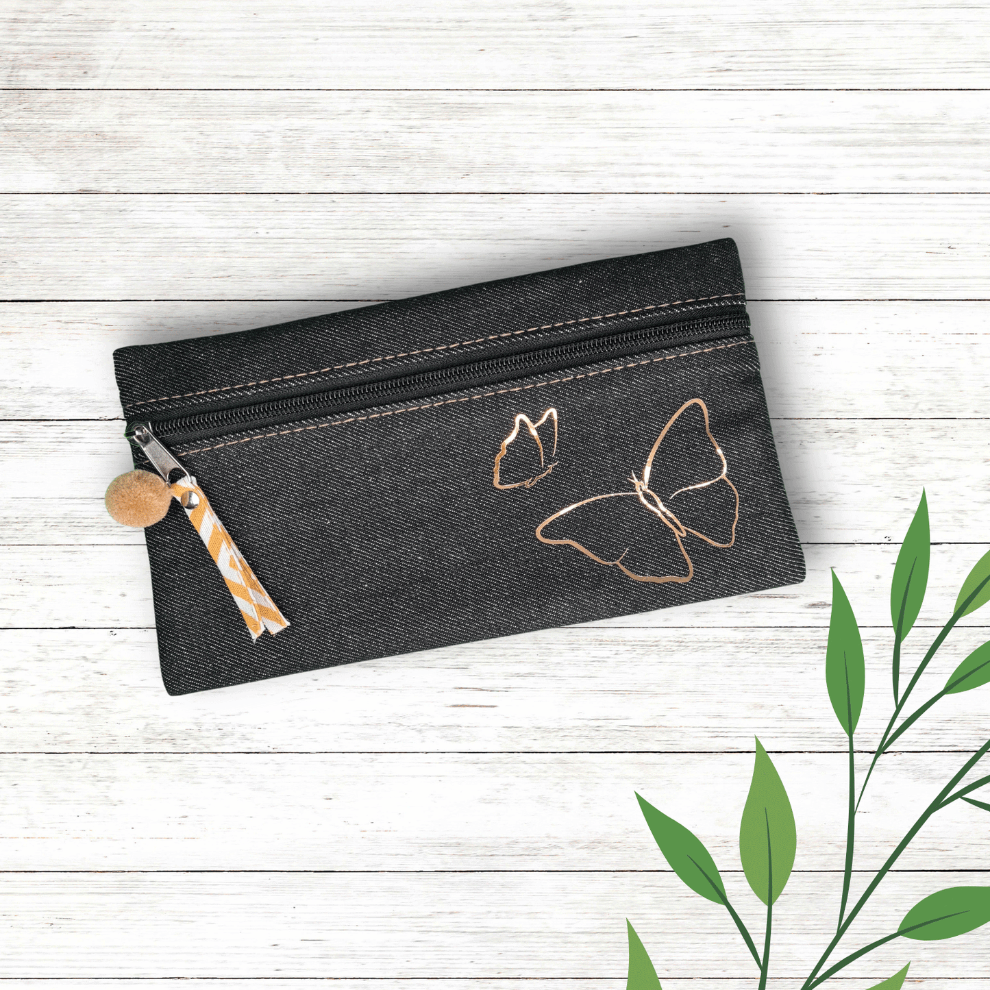 Denim Pencil Case