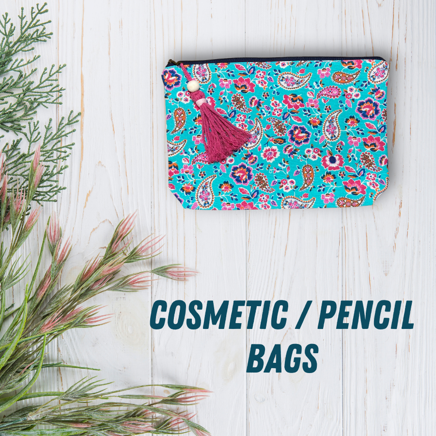 COSMETIC BAGS - PENCIL CASES