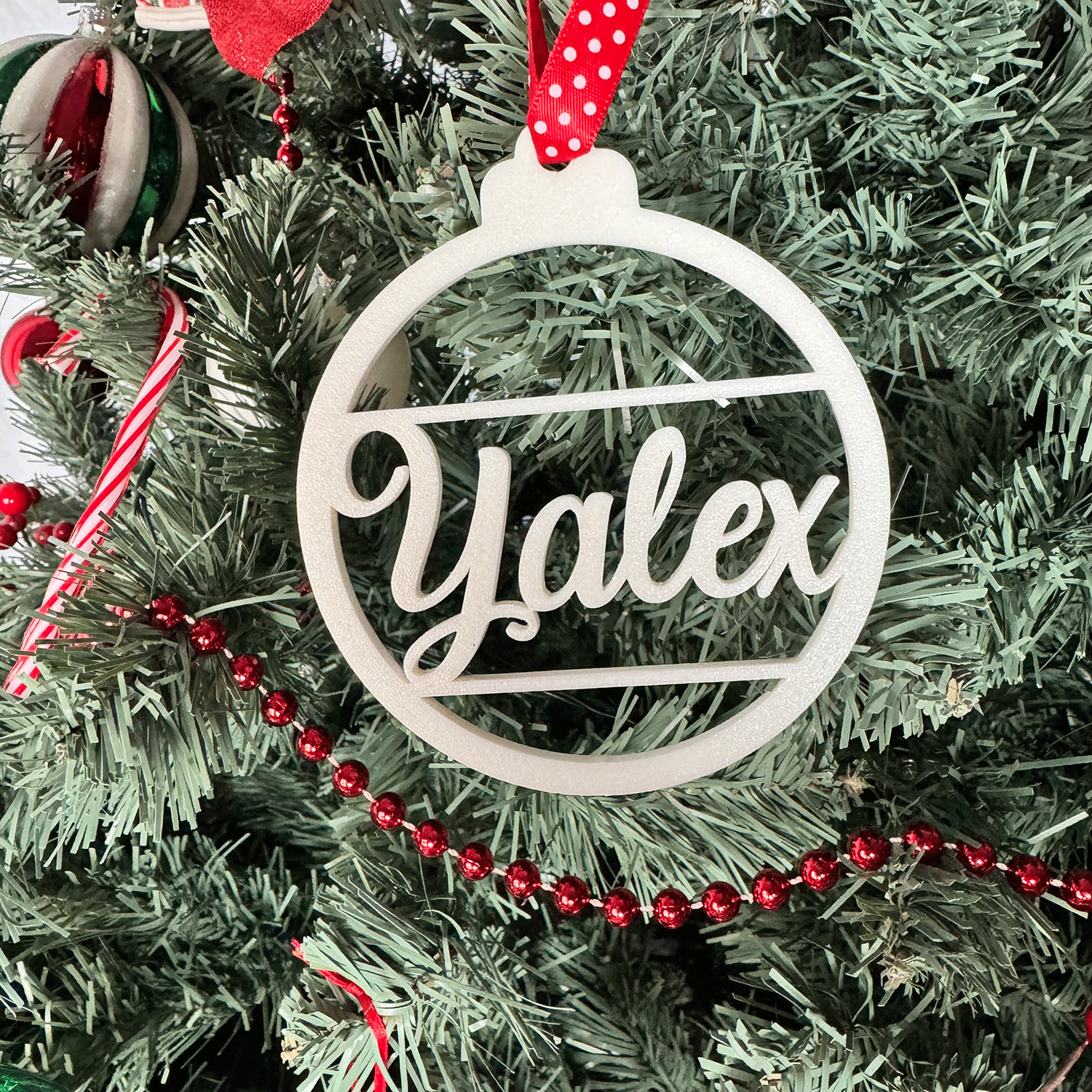 3D printed Christmas ornaments