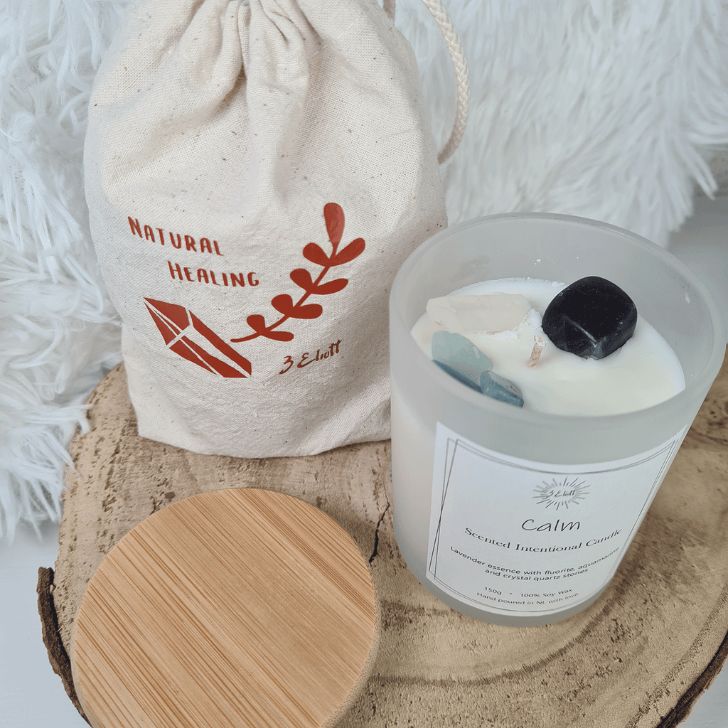 Intentional Candles Love, Prosperity, Calm, and Happiness