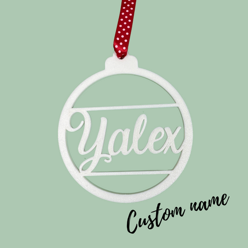 Personalized Christmas Baubles
