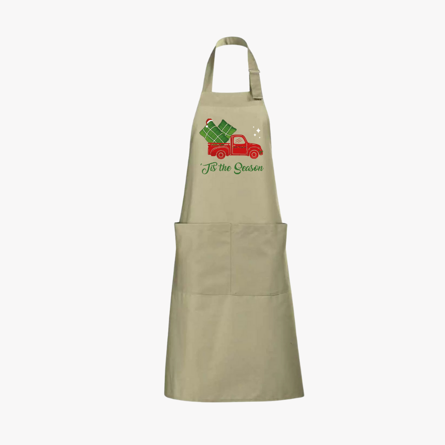 Christmas Apron "Tis the Season for Hallacas"