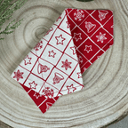 Double Sided Christmas Print Dog Bandana