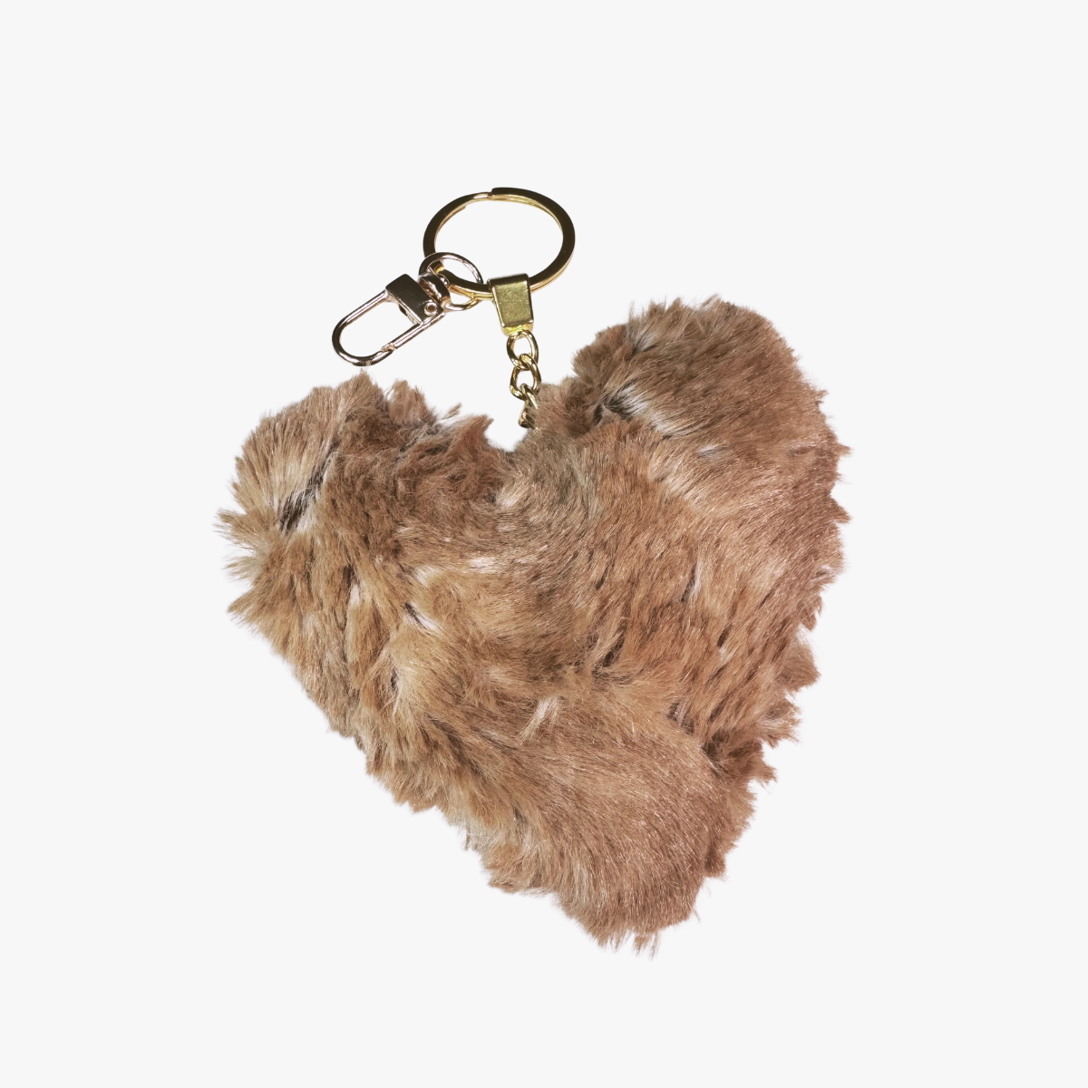 Plush Heart Bag Charm