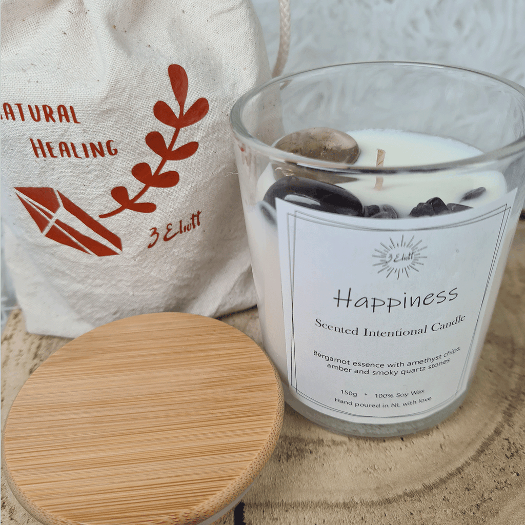 Intentional Candles Love, Prosperity, Calm, and Happiness