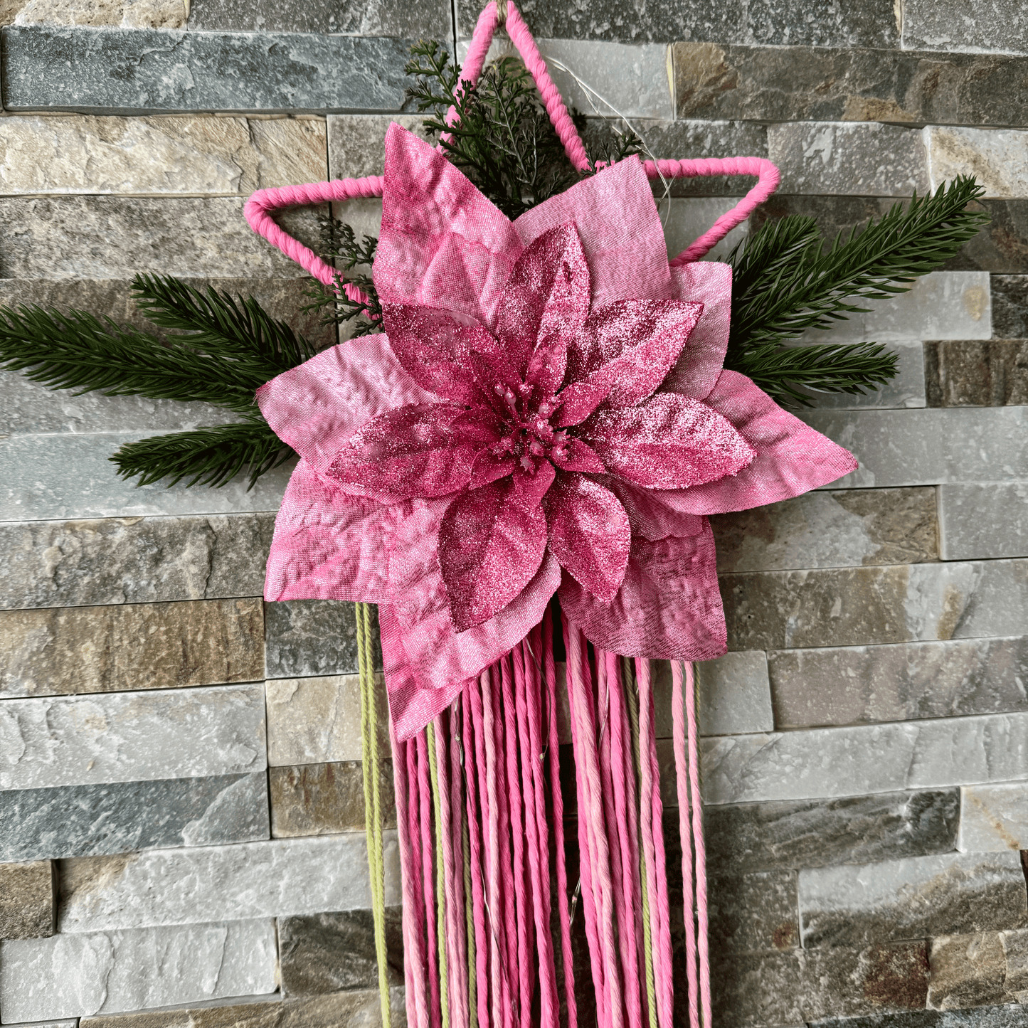 Macrame Christmas Wall Hanging