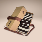 Set of Winter Sock in Brown