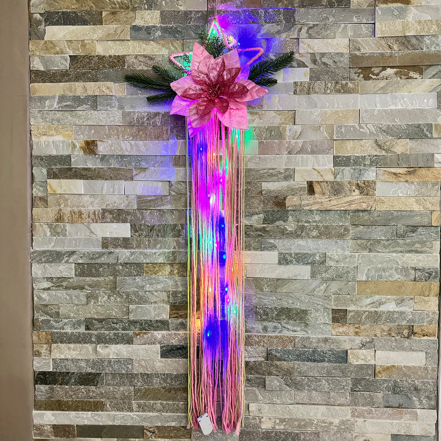 Macrame Christmas Wall Hanging