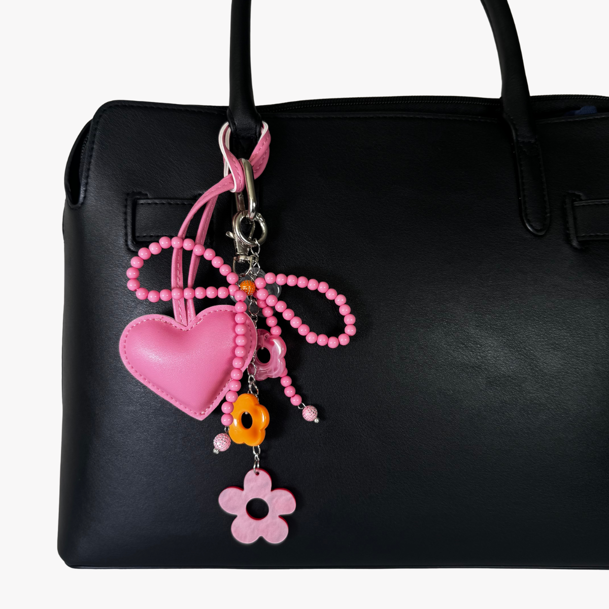 Chunky Bag Charm in Pink