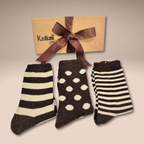 Set of Winter Sock in Brown