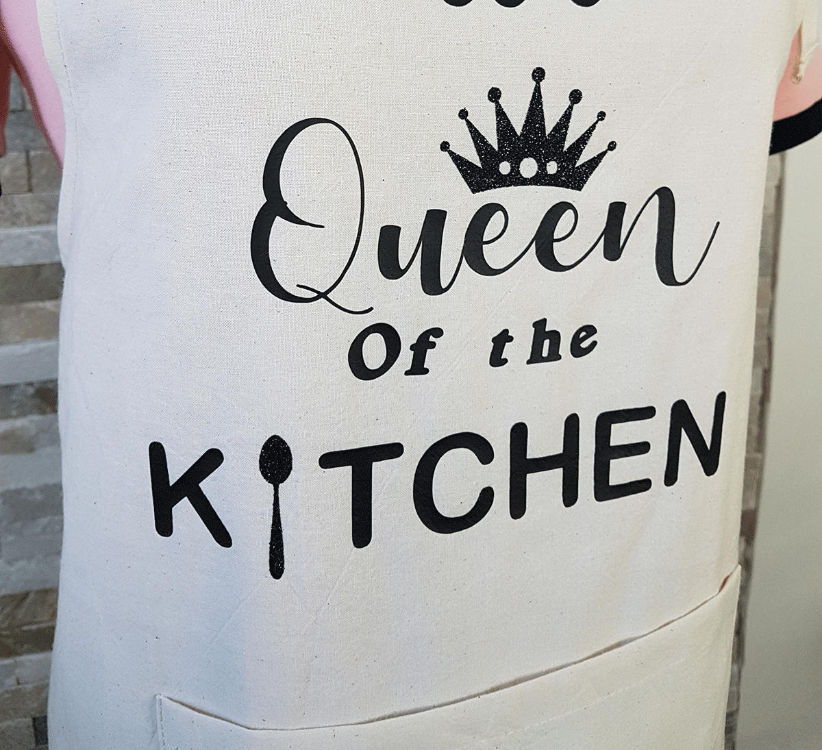 Personalized Natural Cotton Apron