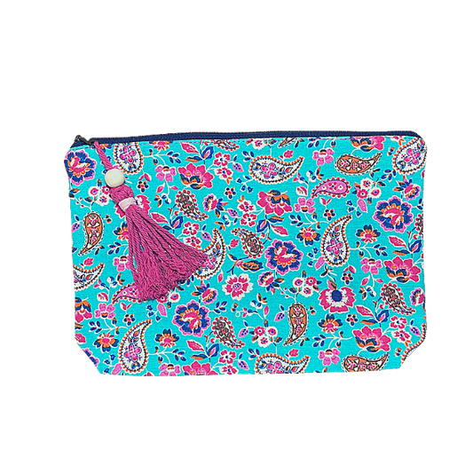 Boho Style Canvas Cosmetic Bag