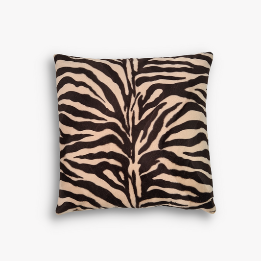 Zebra Beige Brown Cushion Cover 45x45