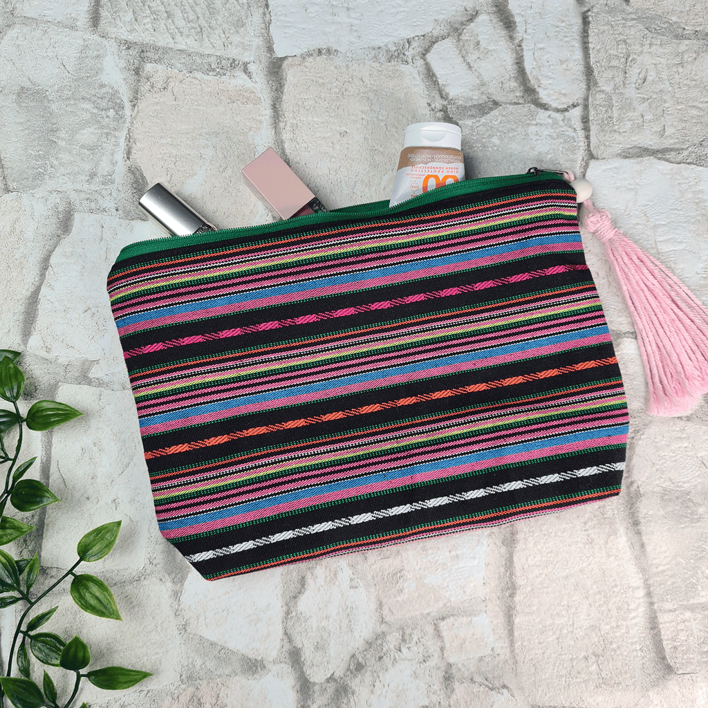 Boho Ethnic Print Cosmetic Bag