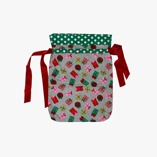 Cotton Christmas Gift Bags Small