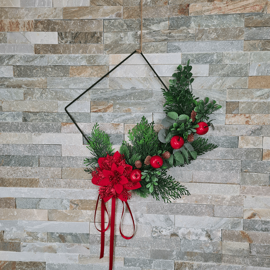 Modern Christmas Wreath