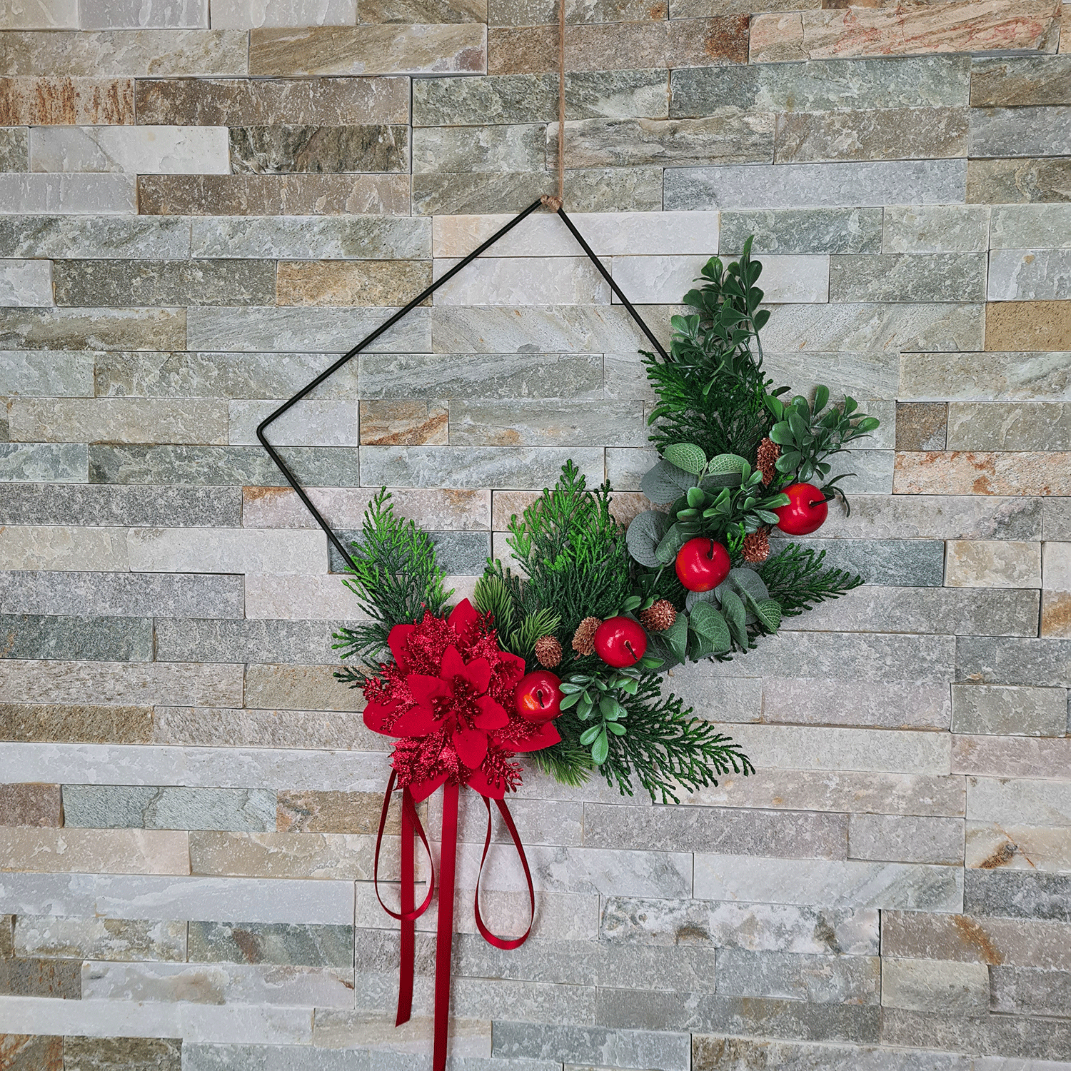 Modern Christmas Wreath