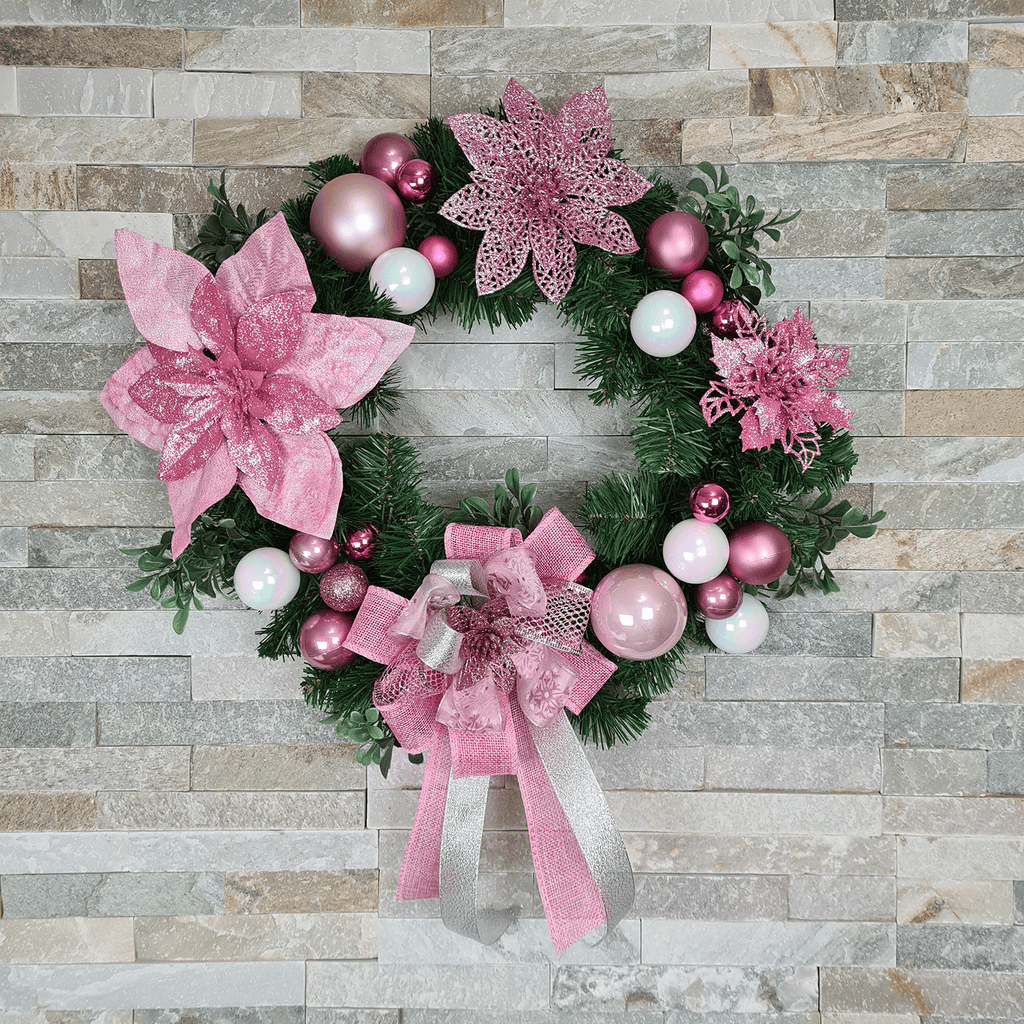 Pink Christmas Wheath