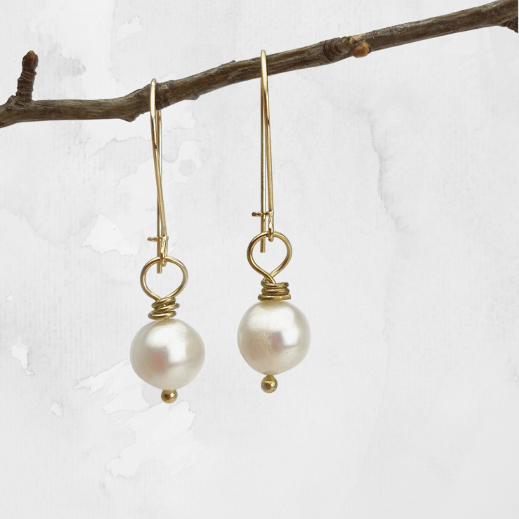 Freshwater Pearl Drop Earrings