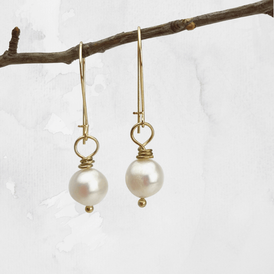 Freshwater Pearl Drop Earrings