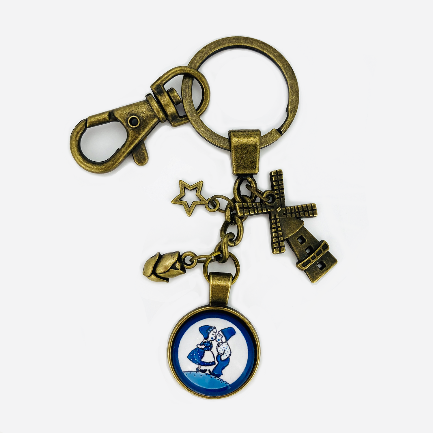 Bronze Vintage Dutch Keychain