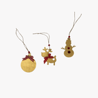 Wooden Christmas Hanging Decorations