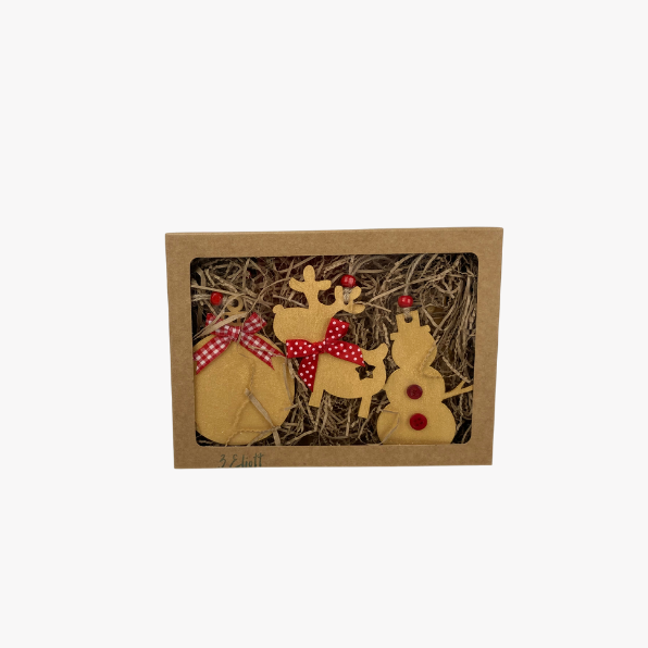 Wooden Christmas Hanging Decorations