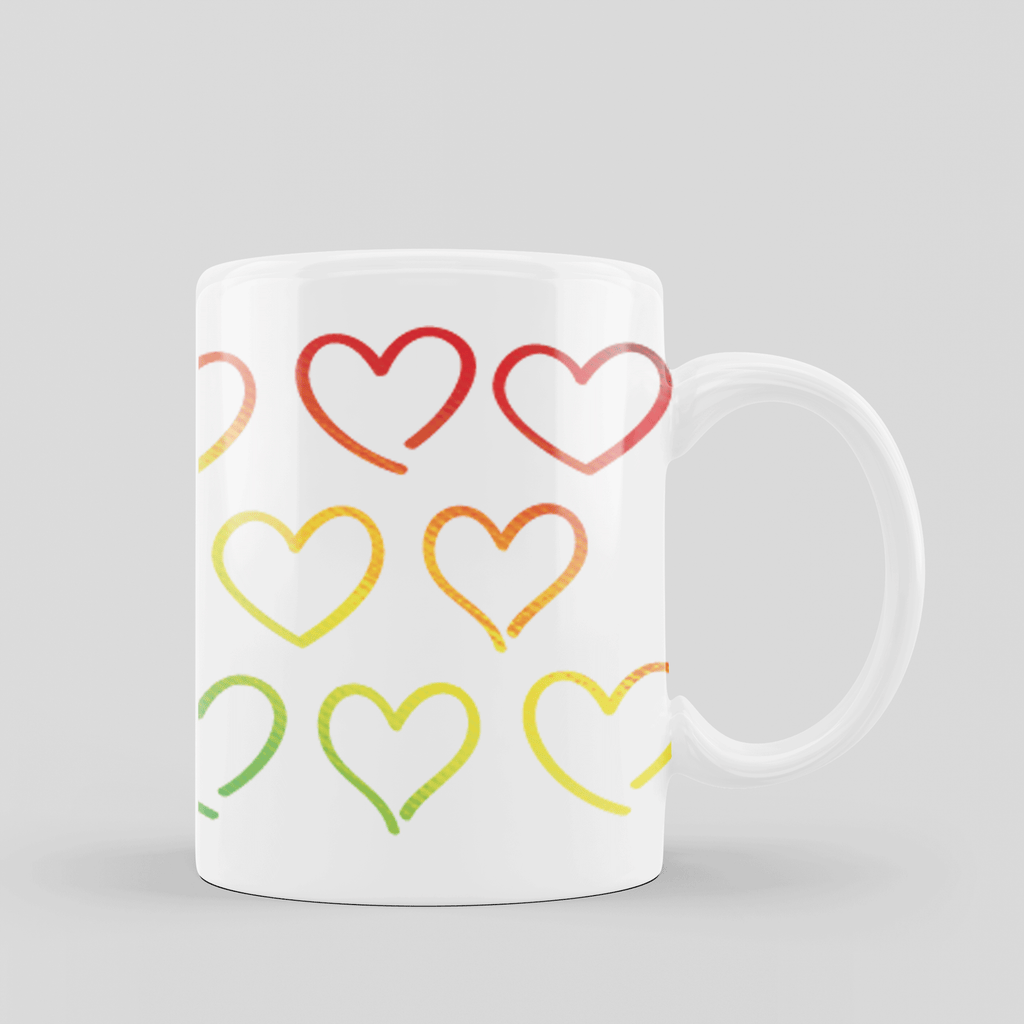 Rainbow Pride LGBT Print Mugs