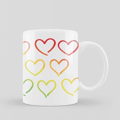 Rainbow Pride LGBT Print Mugs