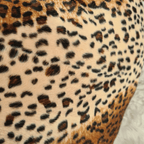 Heart Shaped Pillow Animal Print