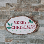 Wooden Christmas Sign