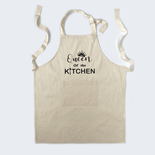 Personalized Natural Cotton Apron