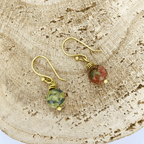 Unakite stone Earrings