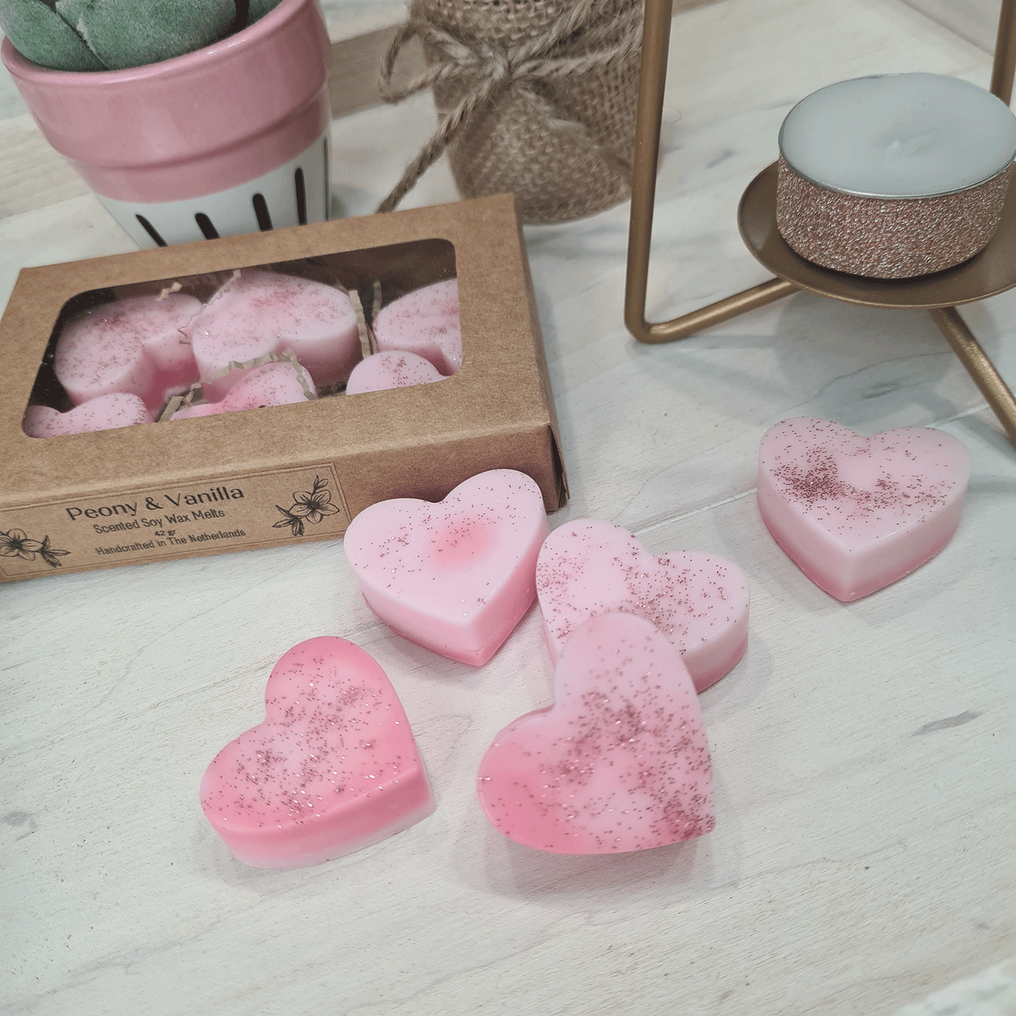 Peony & Vanilla Wax Melts