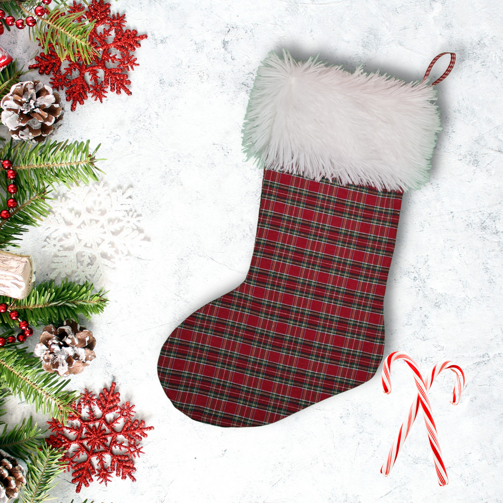 Plaid Christmas Stocking