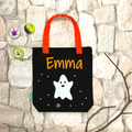 Customize Glow in the Dark Halloween Bag Black