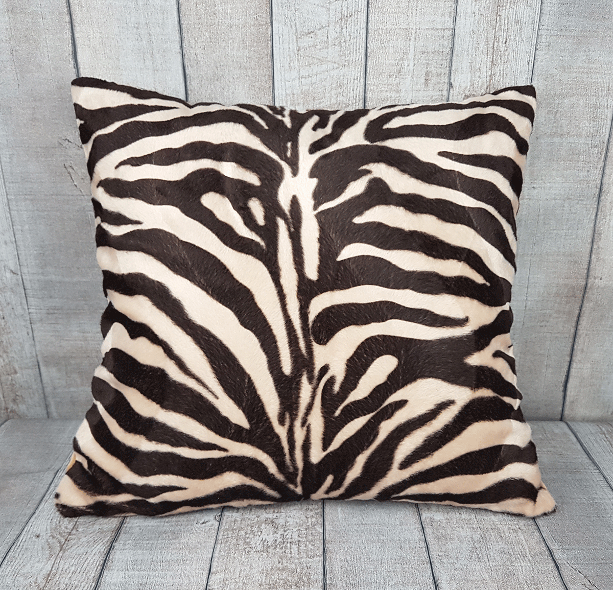 Zebra Beige Brown Cushion Cover 45x45