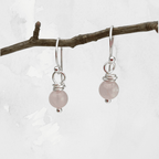 Rose Quartz Earrings
