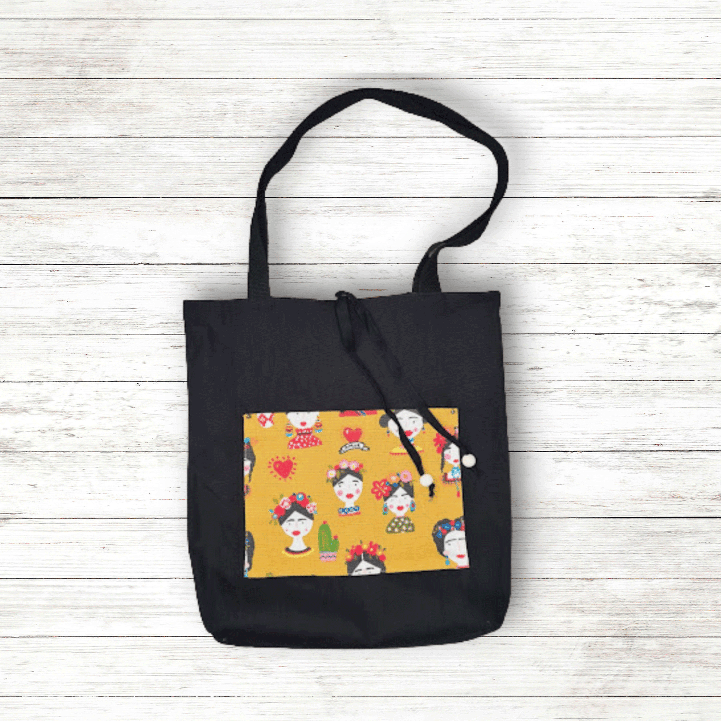 Reversible Frida Khalo Print Tote Bag