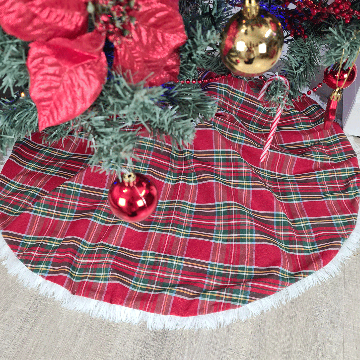 Double Sided Christmas Tree Skirt