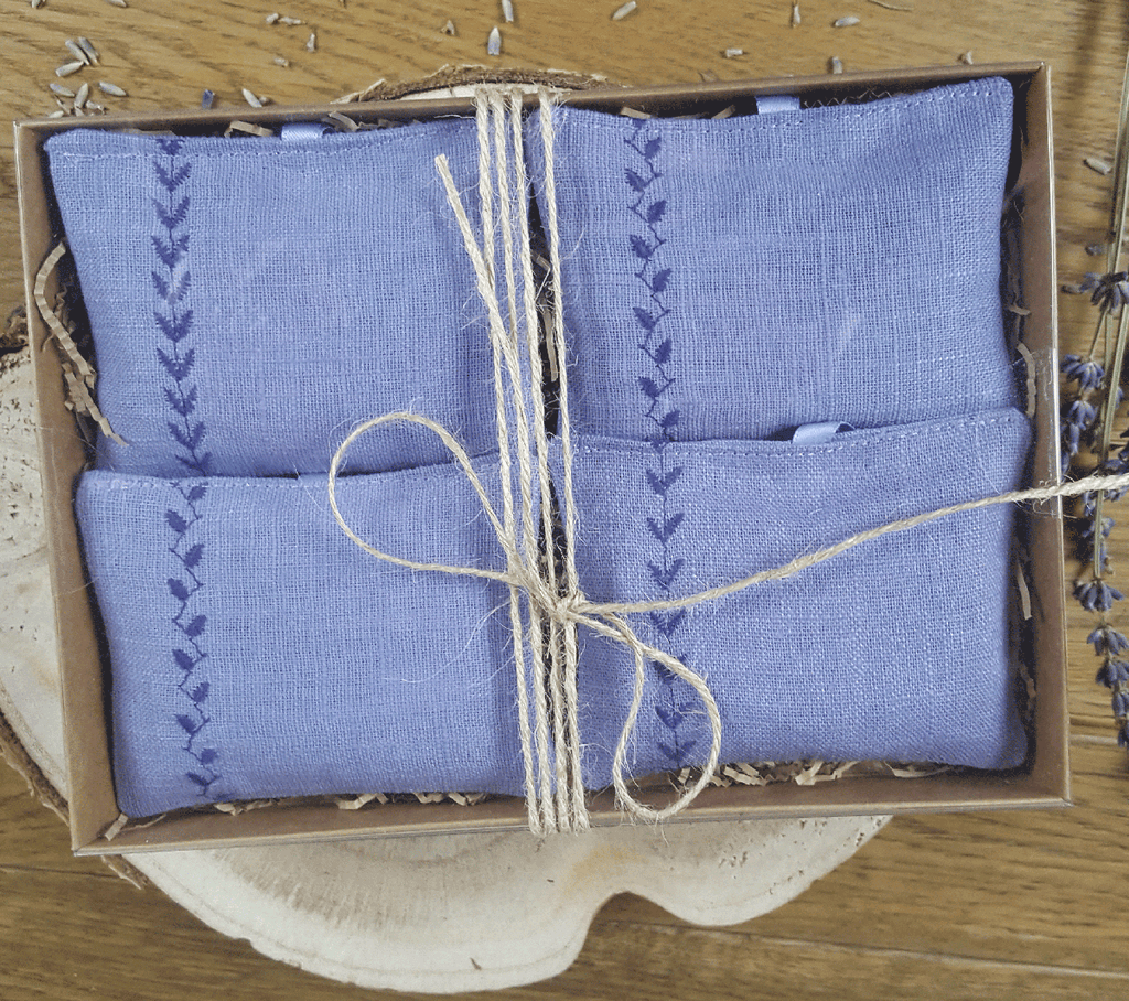 Linen Lavender Sachet  (Set of 4)